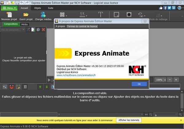 NCH Express Animate Logiciel d’Animation 9.38 Win x64 Français   Serial